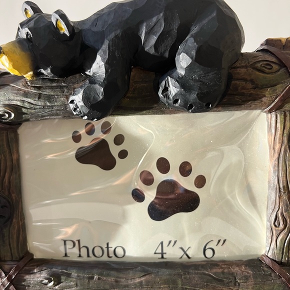 Black Bears 3D Picture Frame 4” x 6”. Perfect Cabin Decor. - Picture 4 of 4